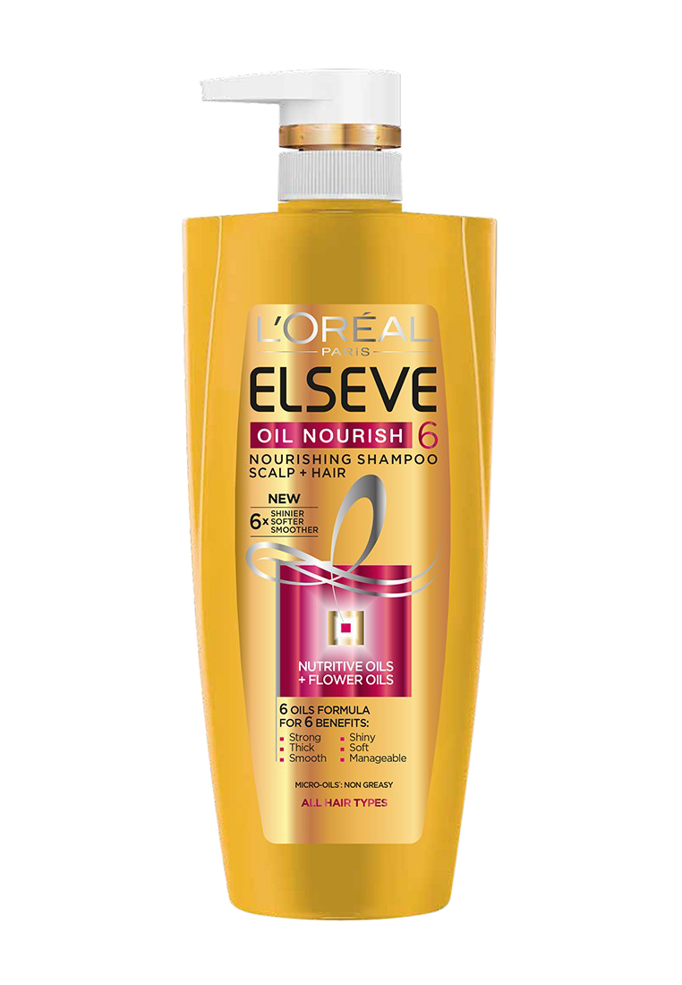 L'Oreal 6 Oil Nourish Shampoo 450ml Hermo Online Beauty Shop Malaysia